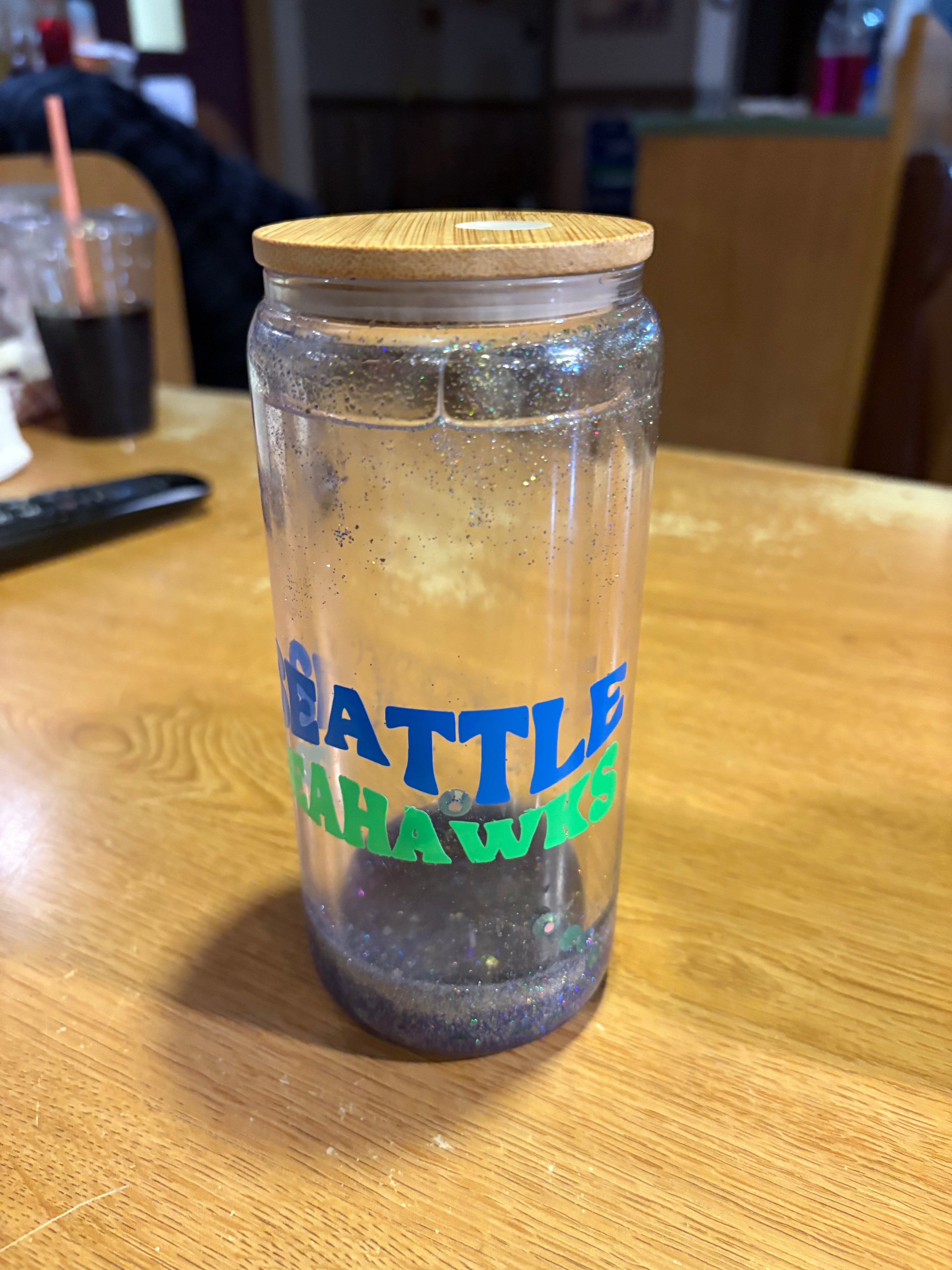 Snow globe tumbler mugs