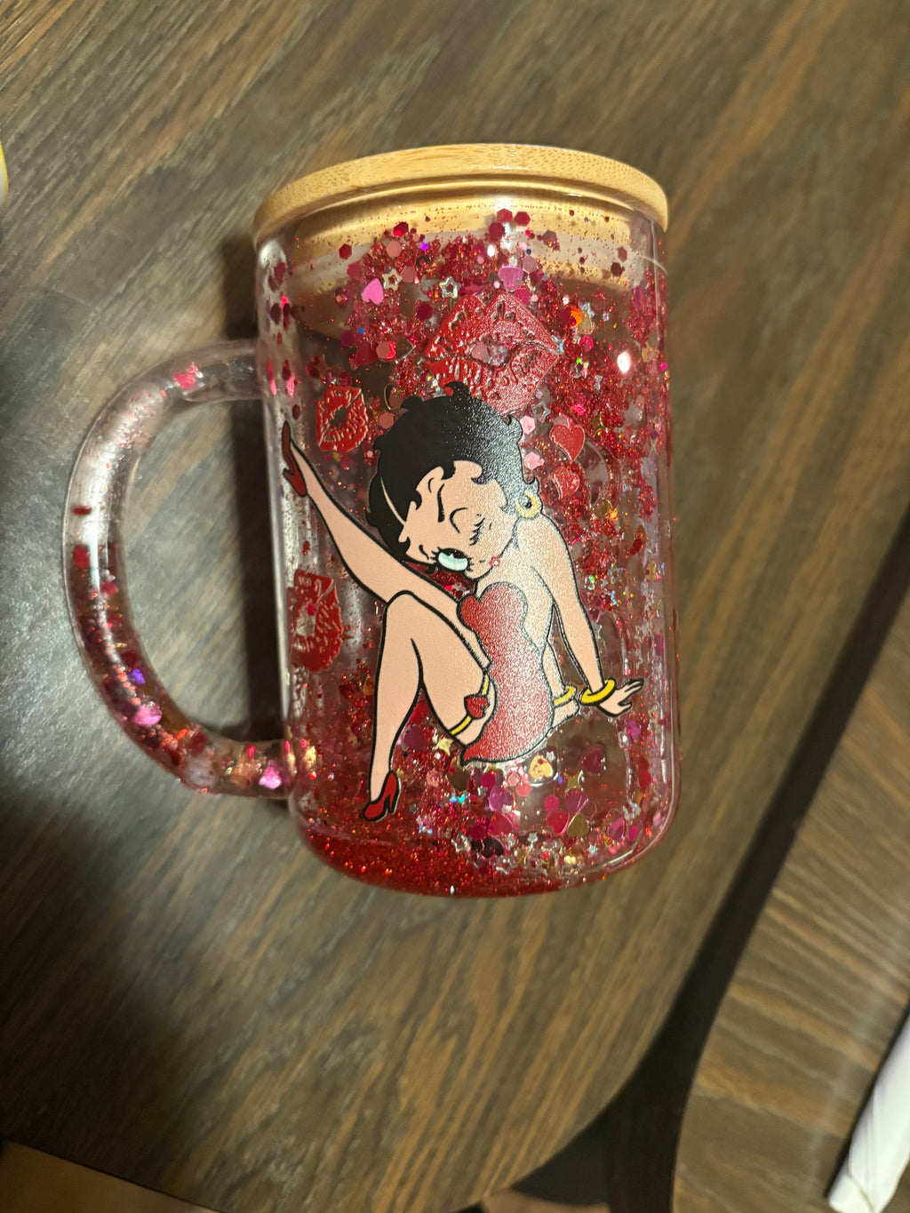 Snow globe tumbler mugs
